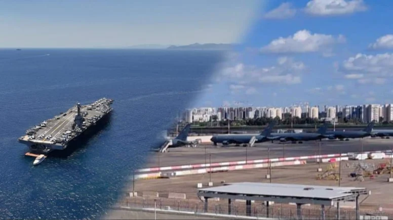 ABD'nin Dev Savaş Makinesi İsrail Açıklarında Savaşa Hazır