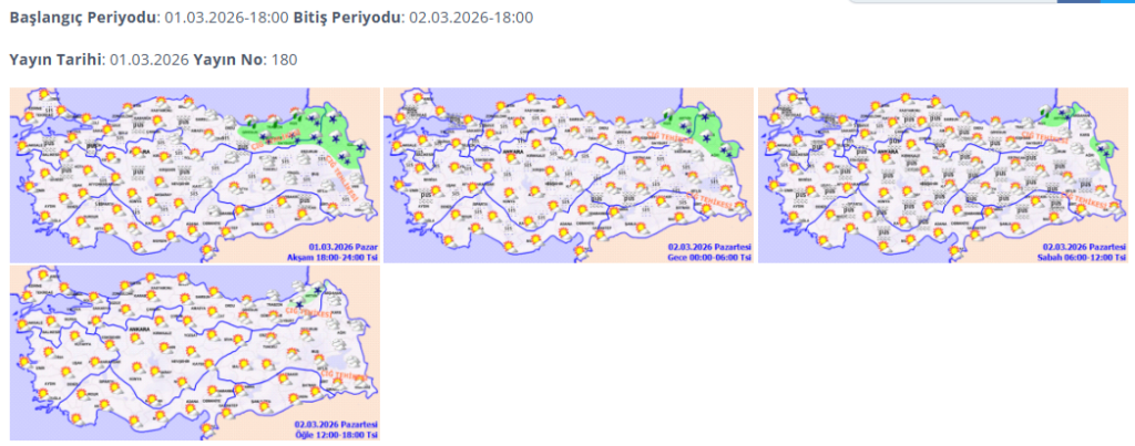 Hava Durumunda Sis ve Yağış Uyarısı Devam Ediyor