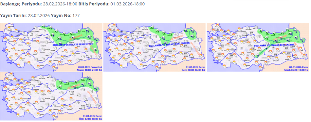 Ülkede soğuk ve yağışlı sistem etkili oluyor