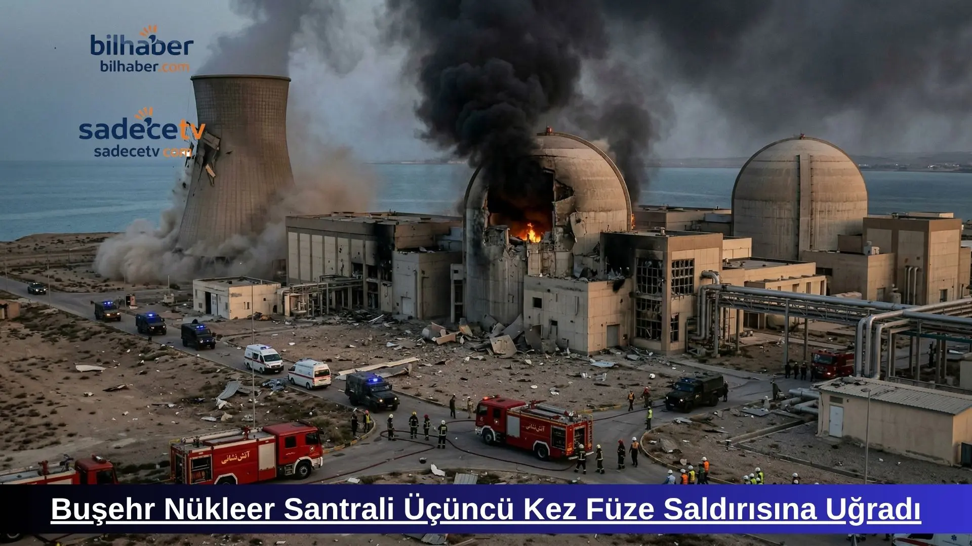 Buşehr Nükleer Santrali Üçüncü Kez Füze Saldırısına Uğradı