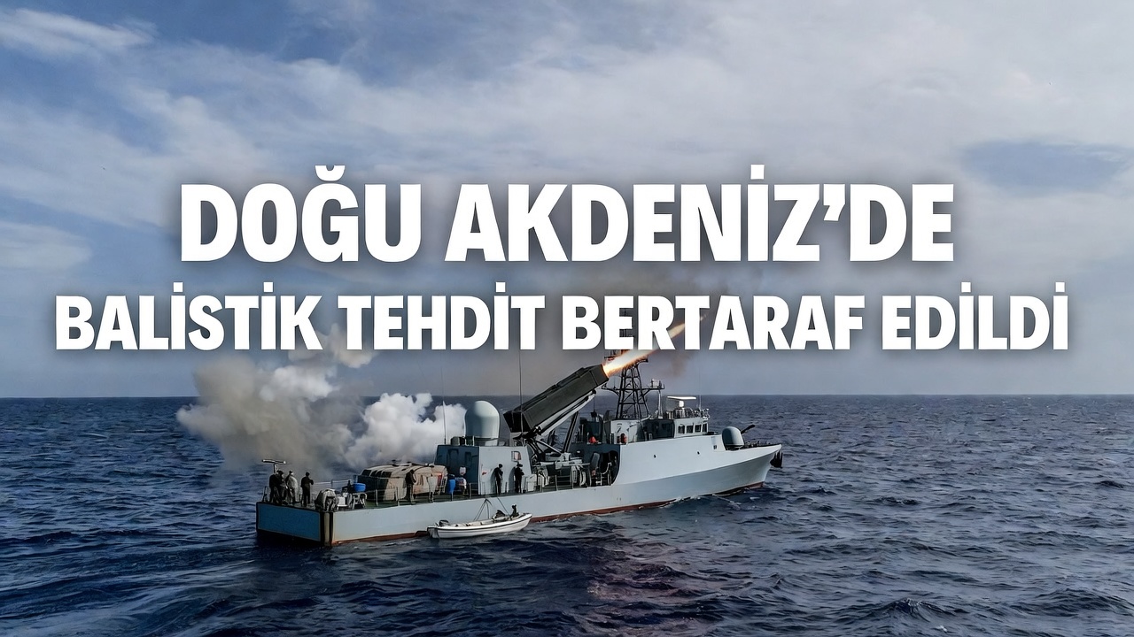 Doğu Akdeniz’de Balistik Tehdit Bertaraf Edildi