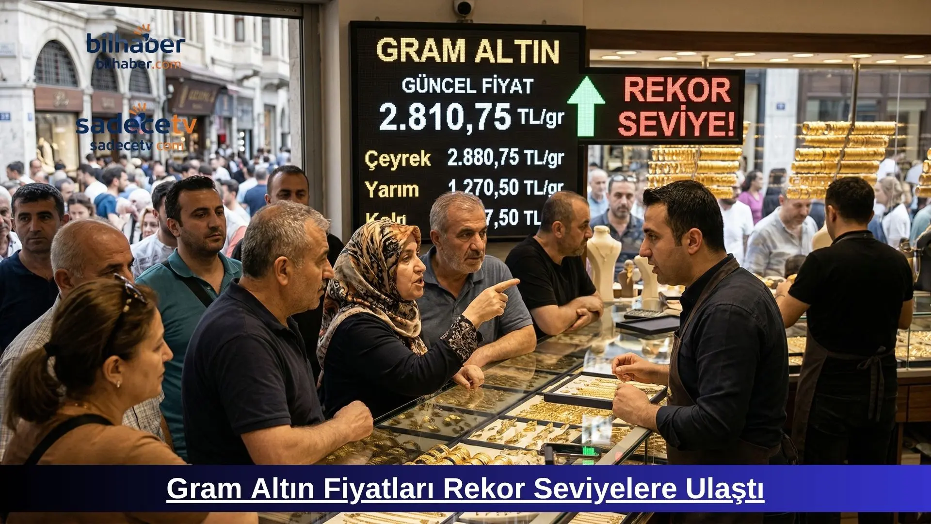 Gram Altın Fiyatları Rekor Seviyelere Ulaştı