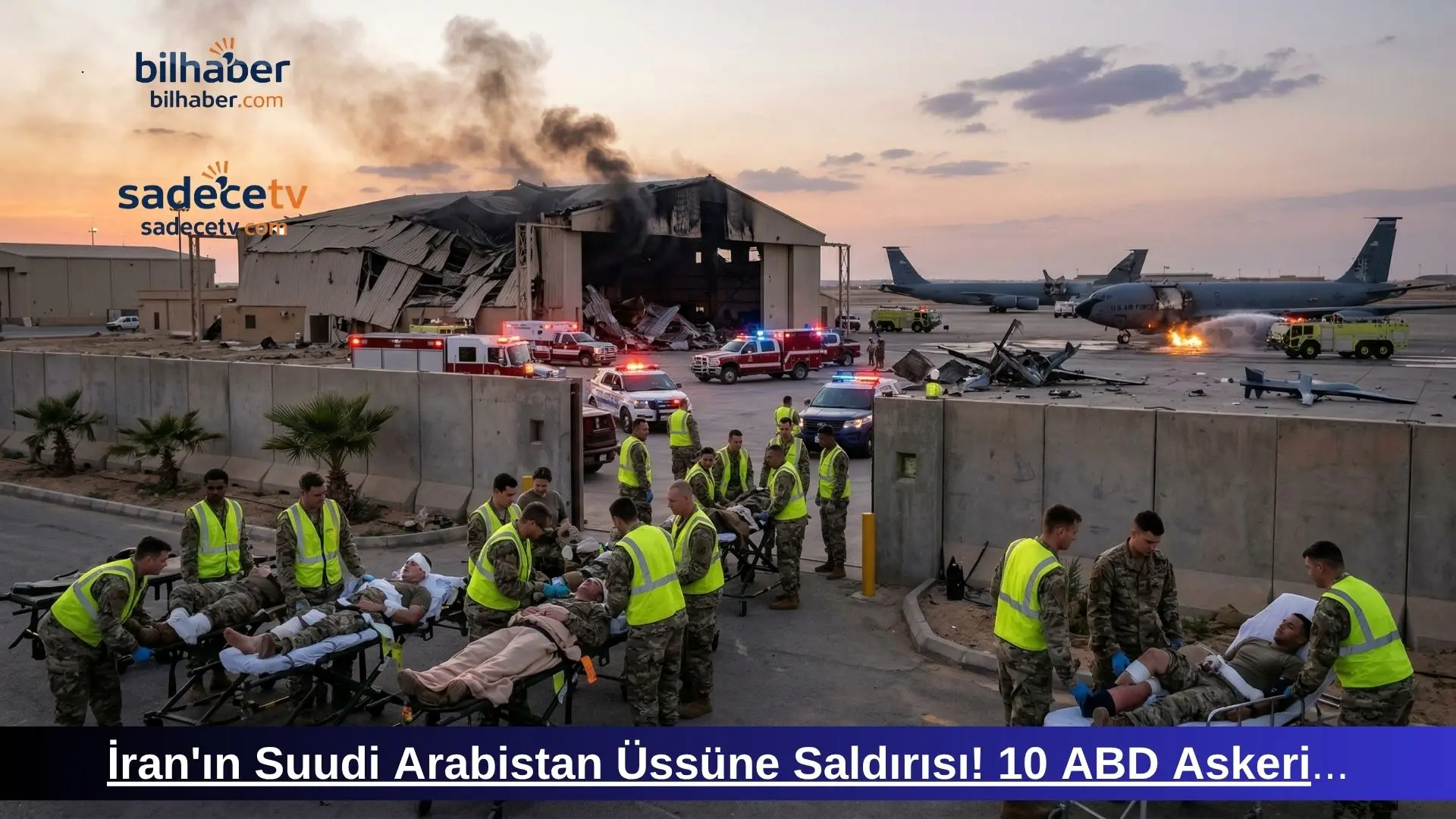 İran’ın Suudi Arabistan Üssüne Saldırısı! 10 ABD Askeri Yaraladı