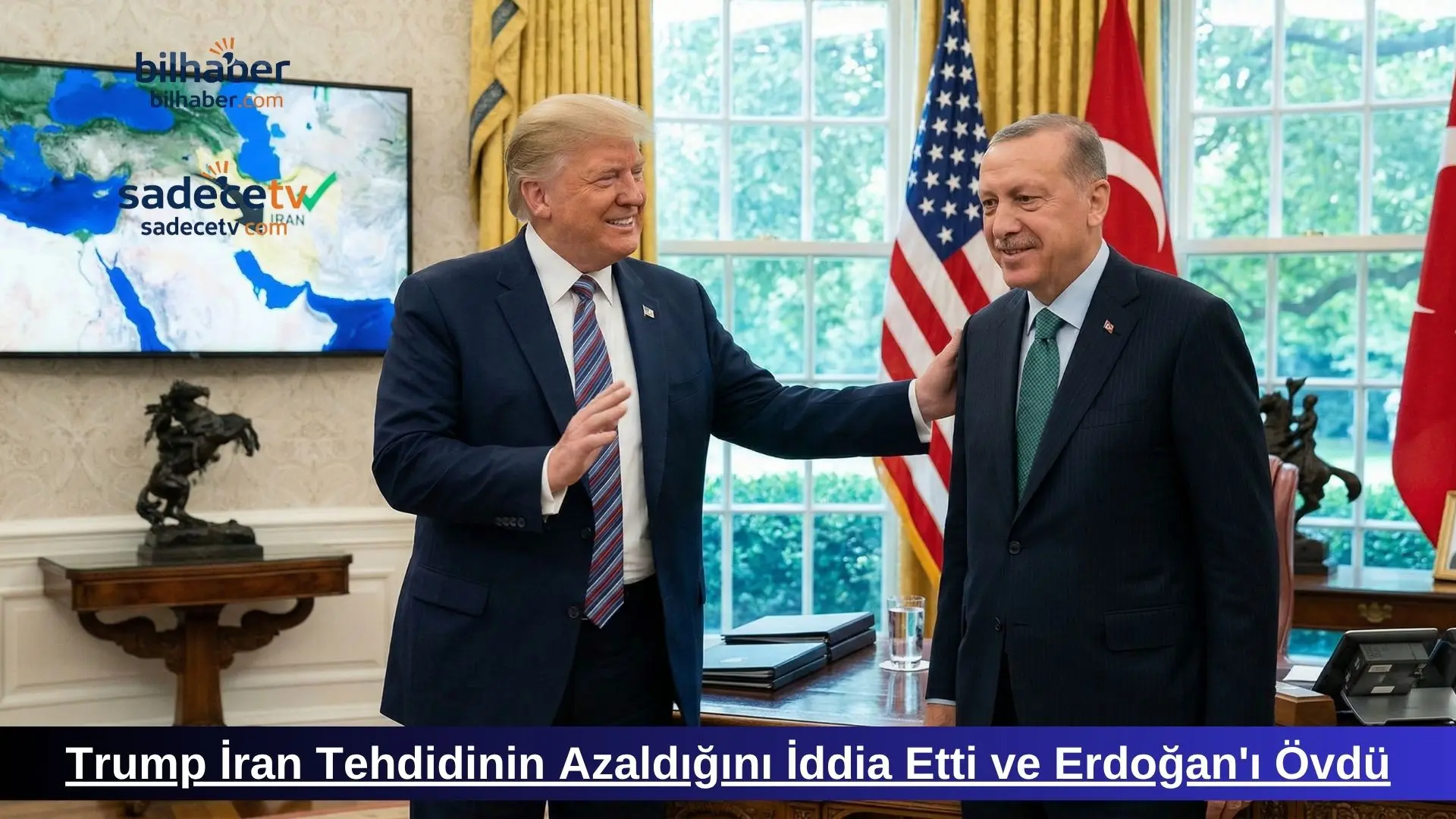 Trump İran Tehdidinin Azaldığını İddia Etti ve Erdoğan’ı Övdü