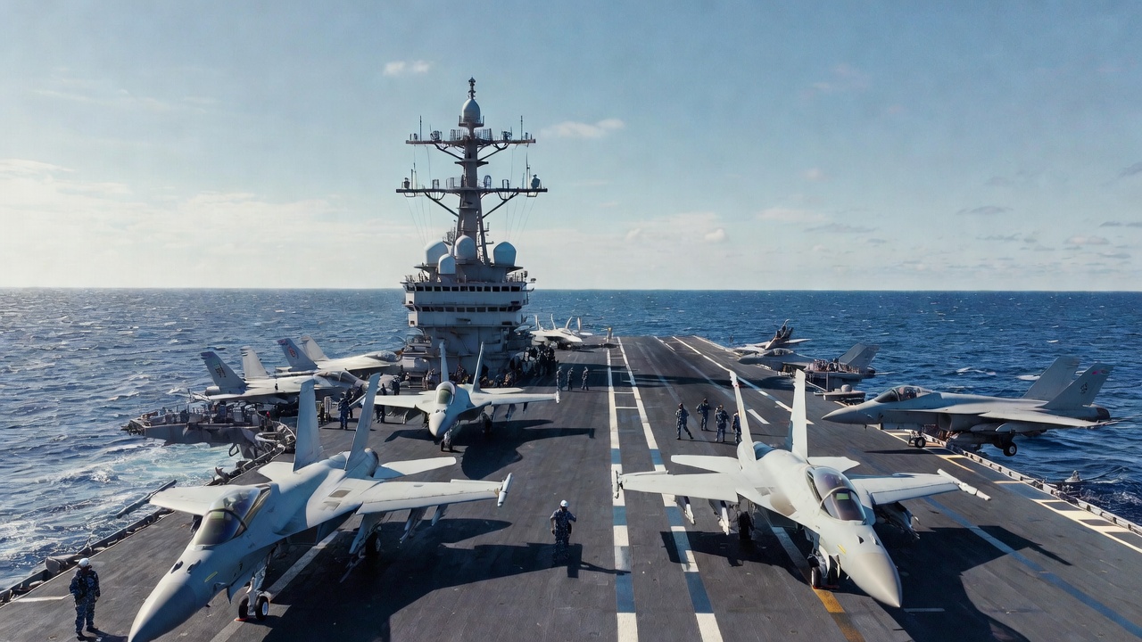 Uçak Gemisinde Bir Gün Yüzen Demir Devinde Hayret Verici Saatler