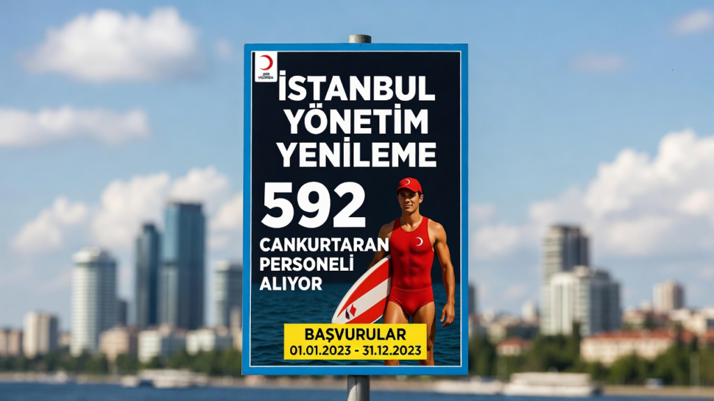 İstanbul Yönetim Yenileme 592 Cankurtaran Personeli alımı