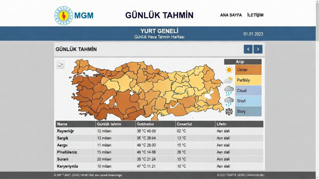 Karadeniz ve Doğu'da Yağış Güneyde Daha Ilıman Koşullar