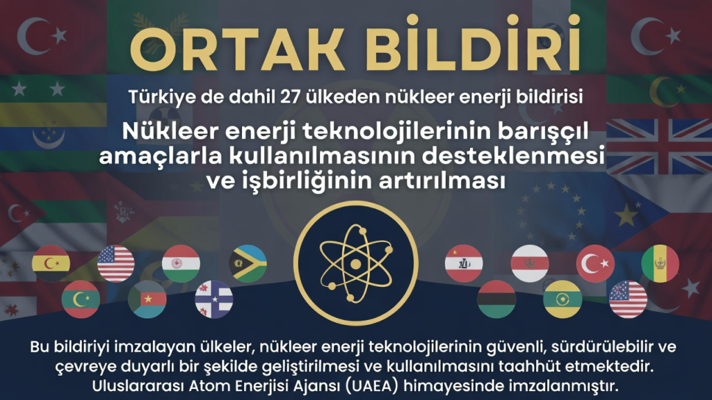 Türkiye'nin de Katıldığı 27 Ülkeden Ortak Bildiri