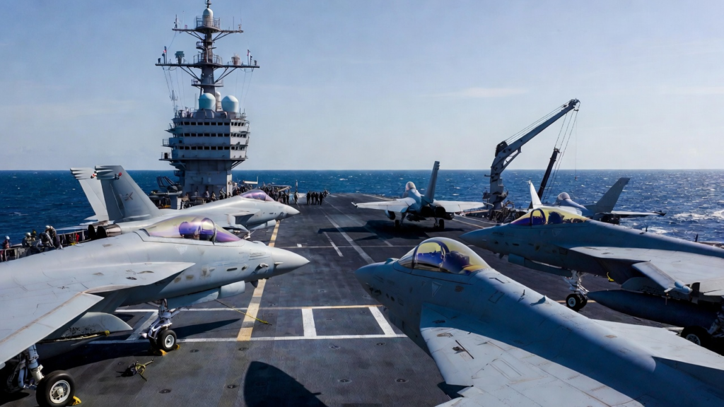 Uçak Gemisinde Bir Gün Yüzen Demir Devinde Hayret Verici Saatler